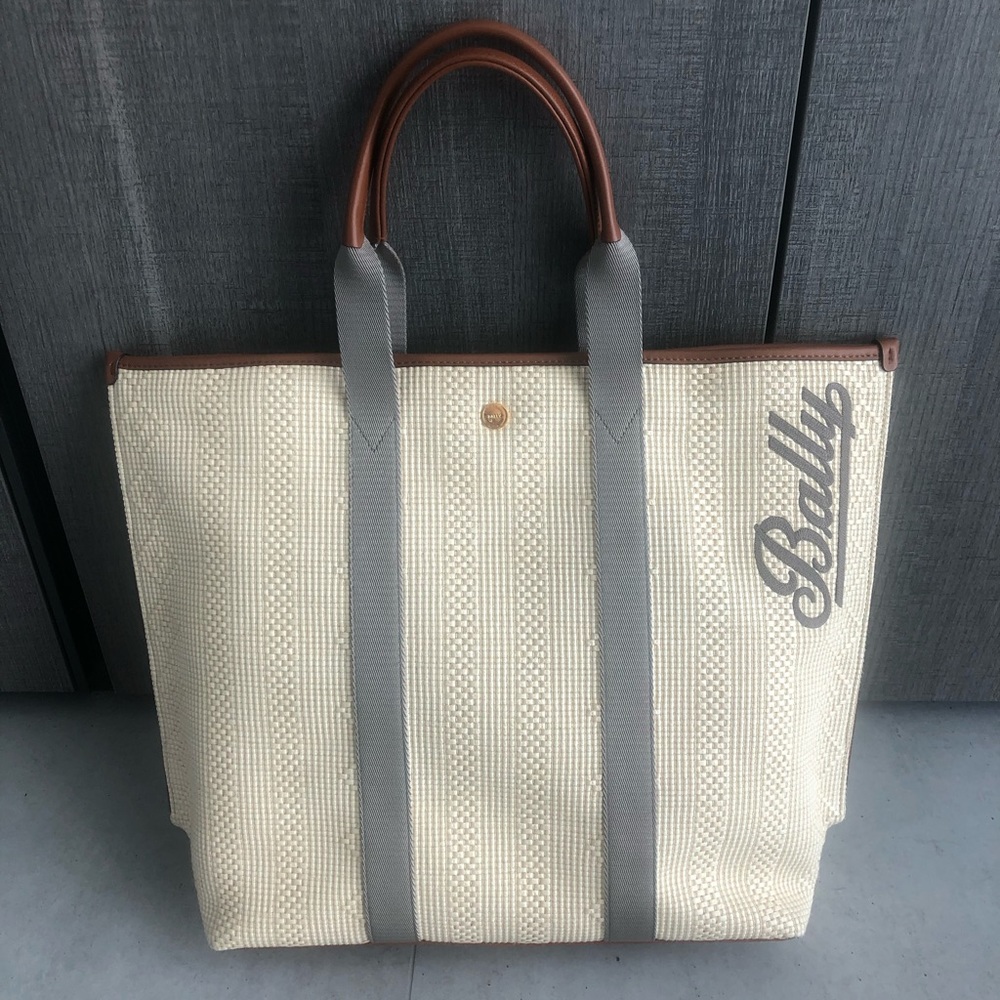 Bally canvas tote